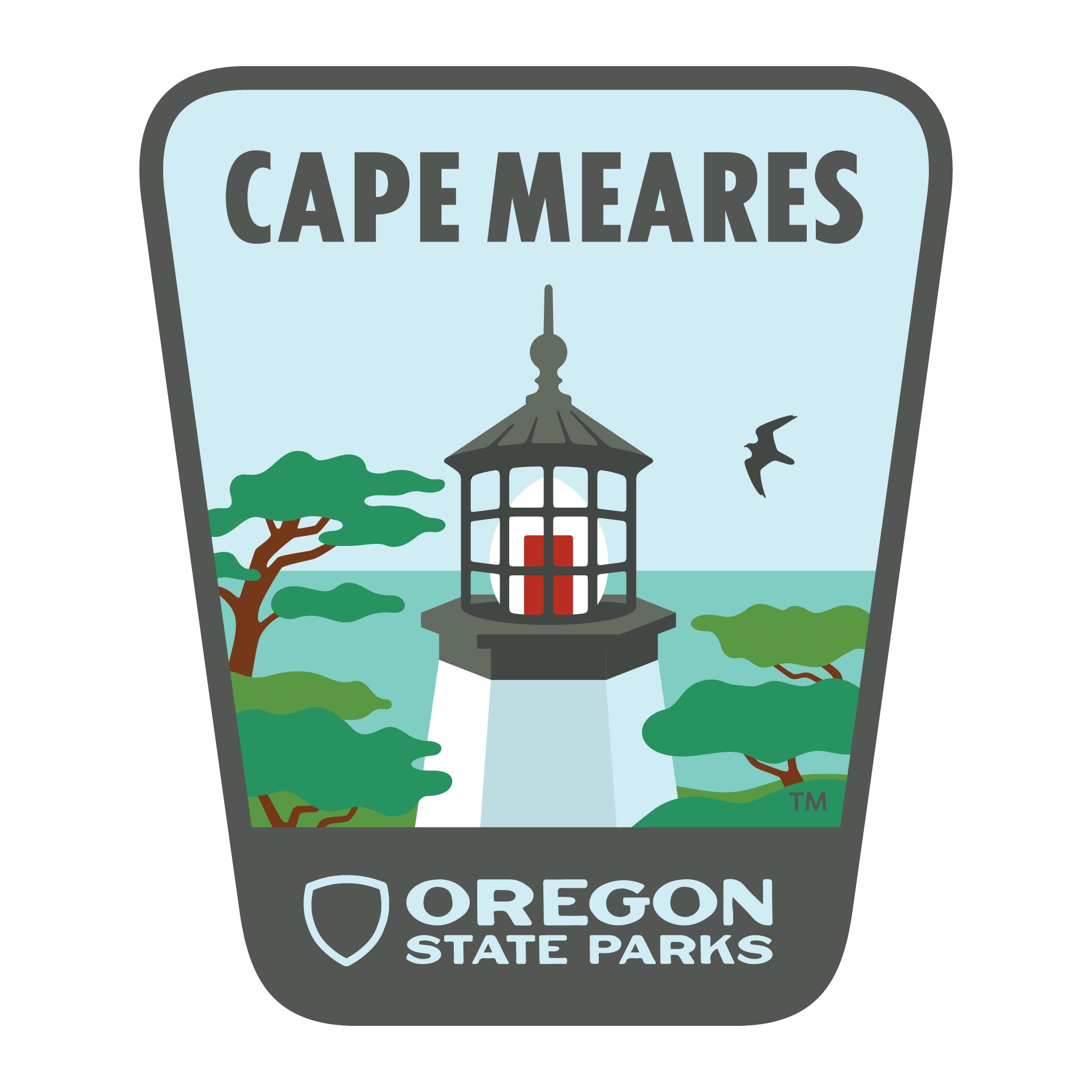 Cape Meares, 3.25” Weatherproof Sticker The Oregon Coast Visitors