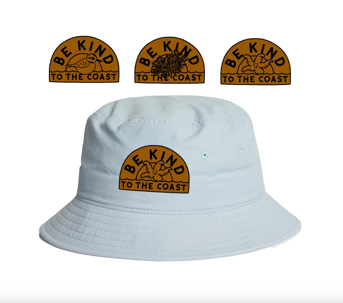 Be Kind to the Coast Recycled Bucket Hat