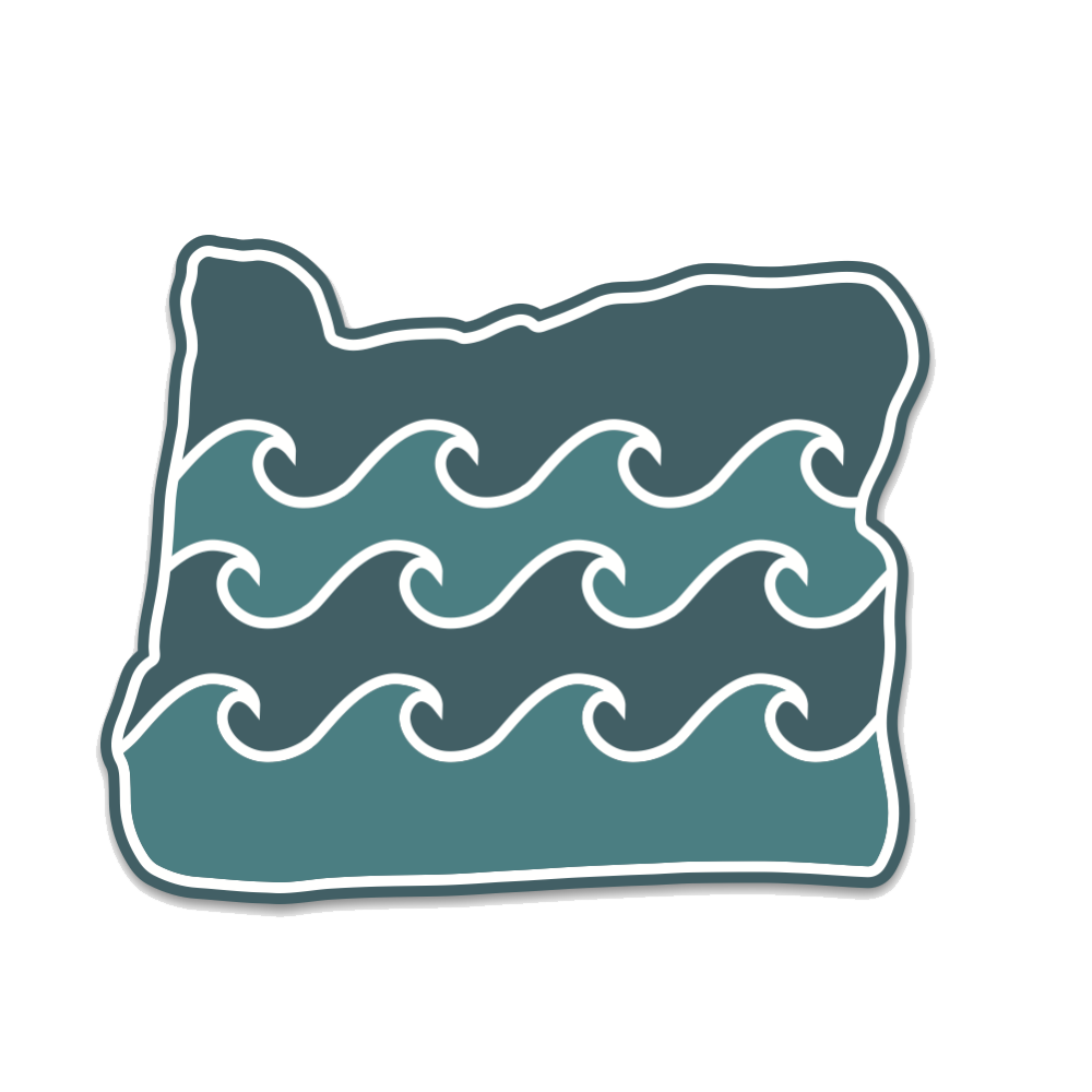 Water Ways - 3.5" Vinyl Sticker