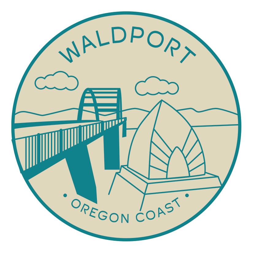 Waldport 3.25" Sticker