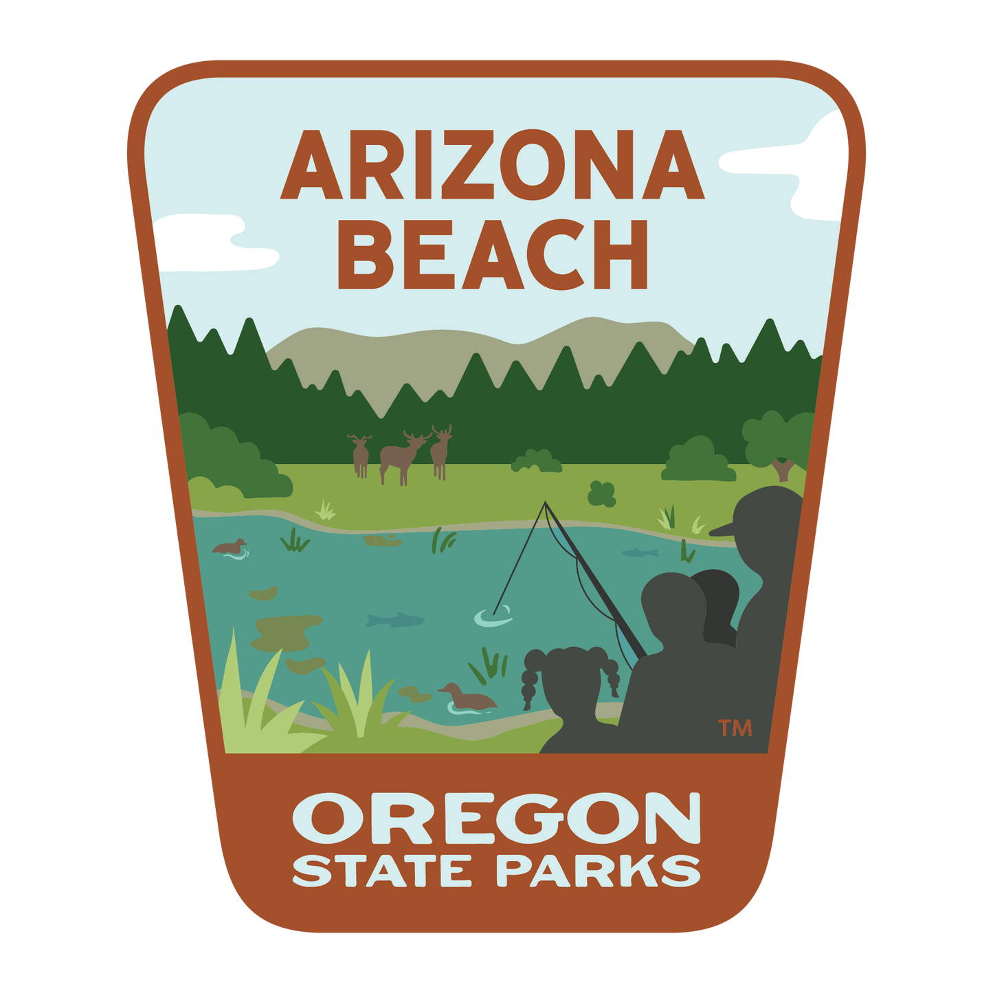 Arizona Beach, 3.25” Weatherproof Sticker