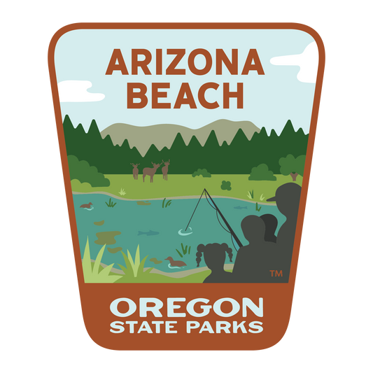 Arizona Beach, 3.25” Weatherproof Sticker