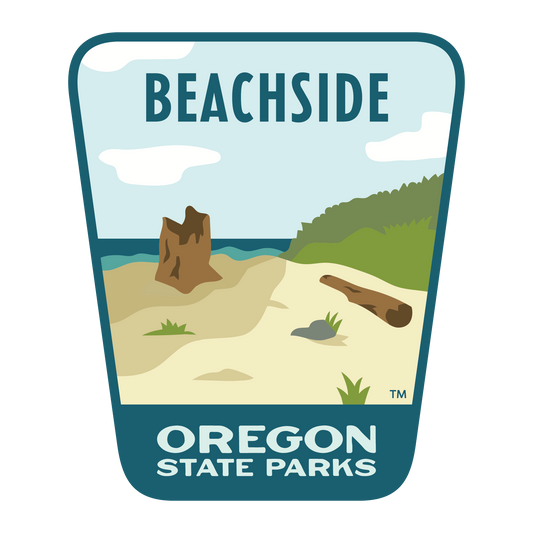 Beachside, 3.25” Weatherproof Sticker