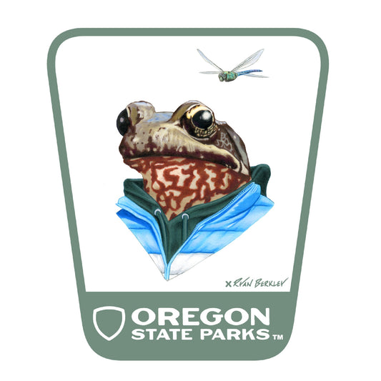 Oregon Spotted Frog  3.25" Weatherproof Sticker