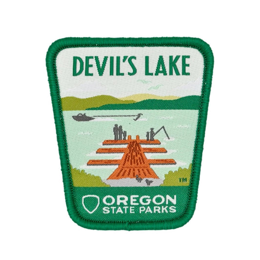 Devils Lake,  2.5" Iron-on Patch