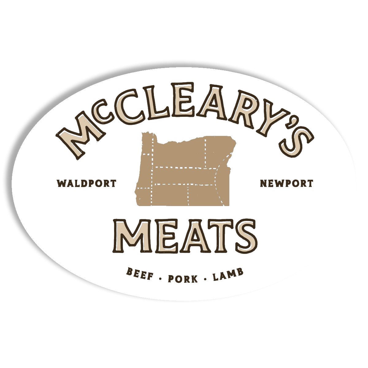 McCleary's 3.5" Sticker