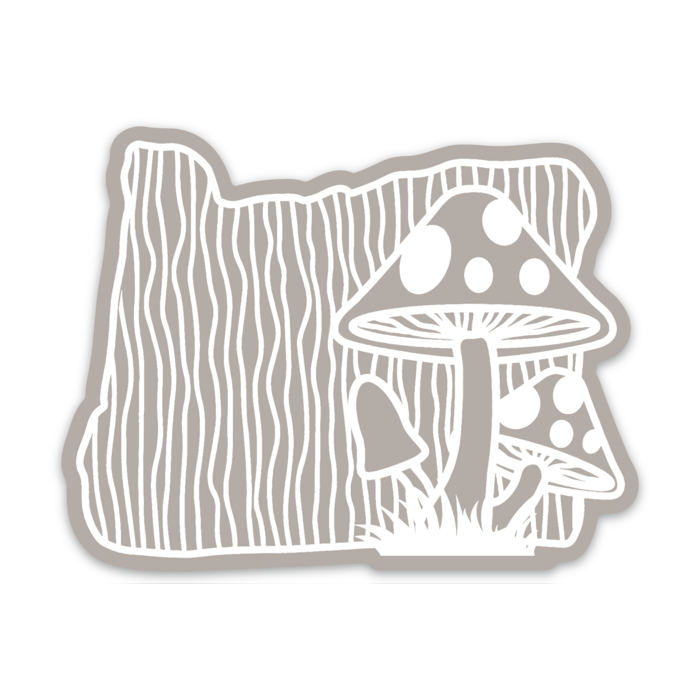 Mushrooms - 3.5" Vinyl Sticker