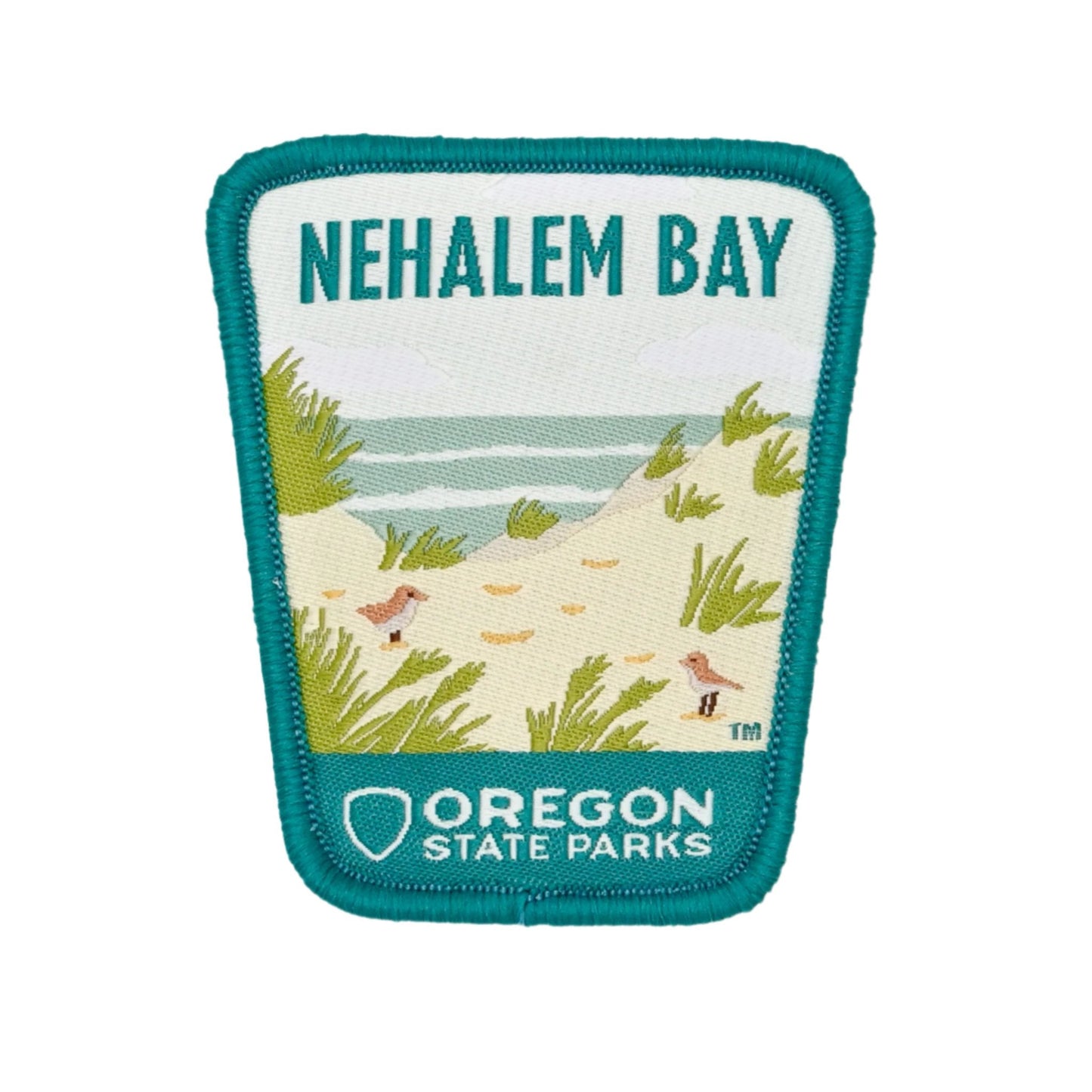 Nehalem Bay, 2.5" Iron-on Patch