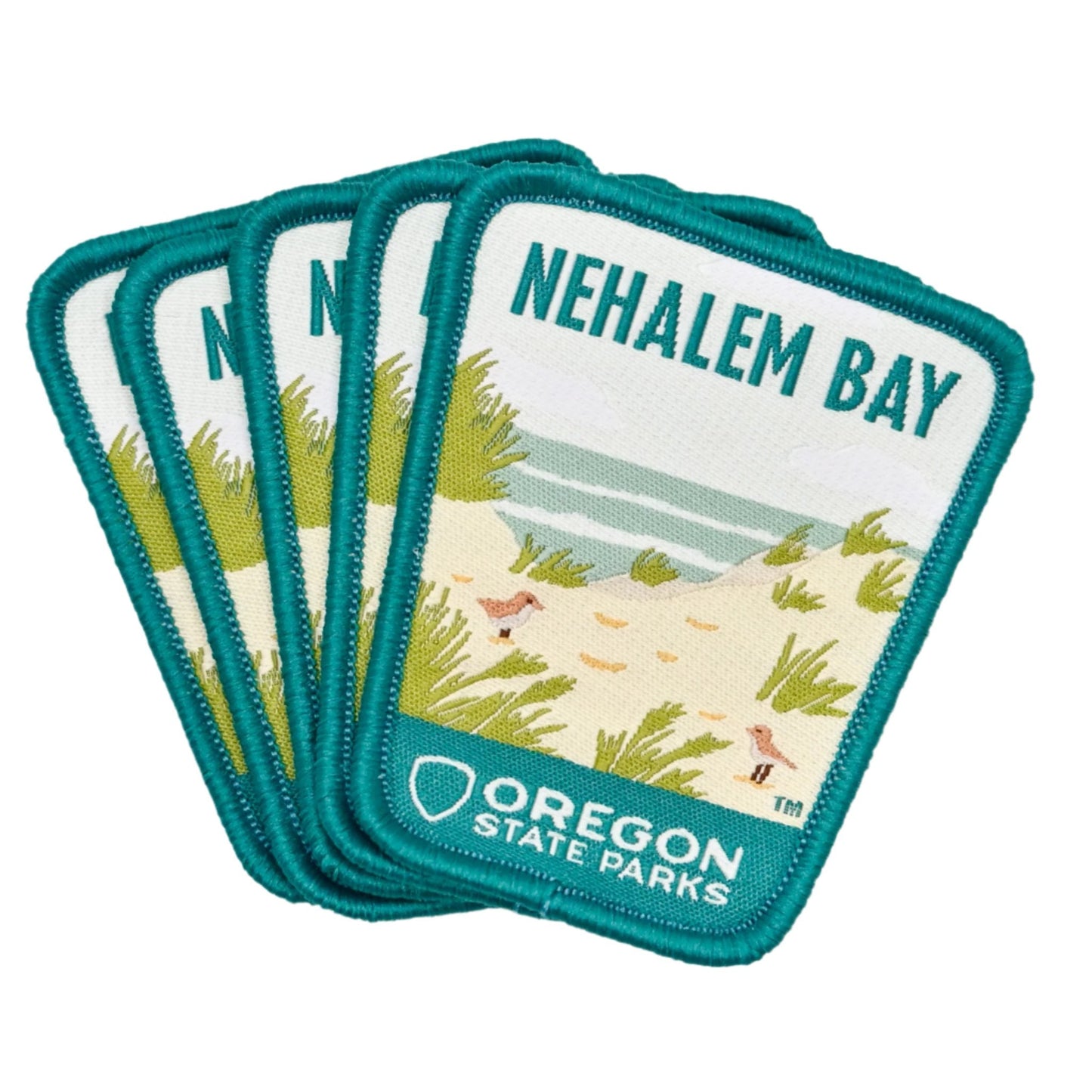 Nehalem Bay, 2.5" Iron-on Patch