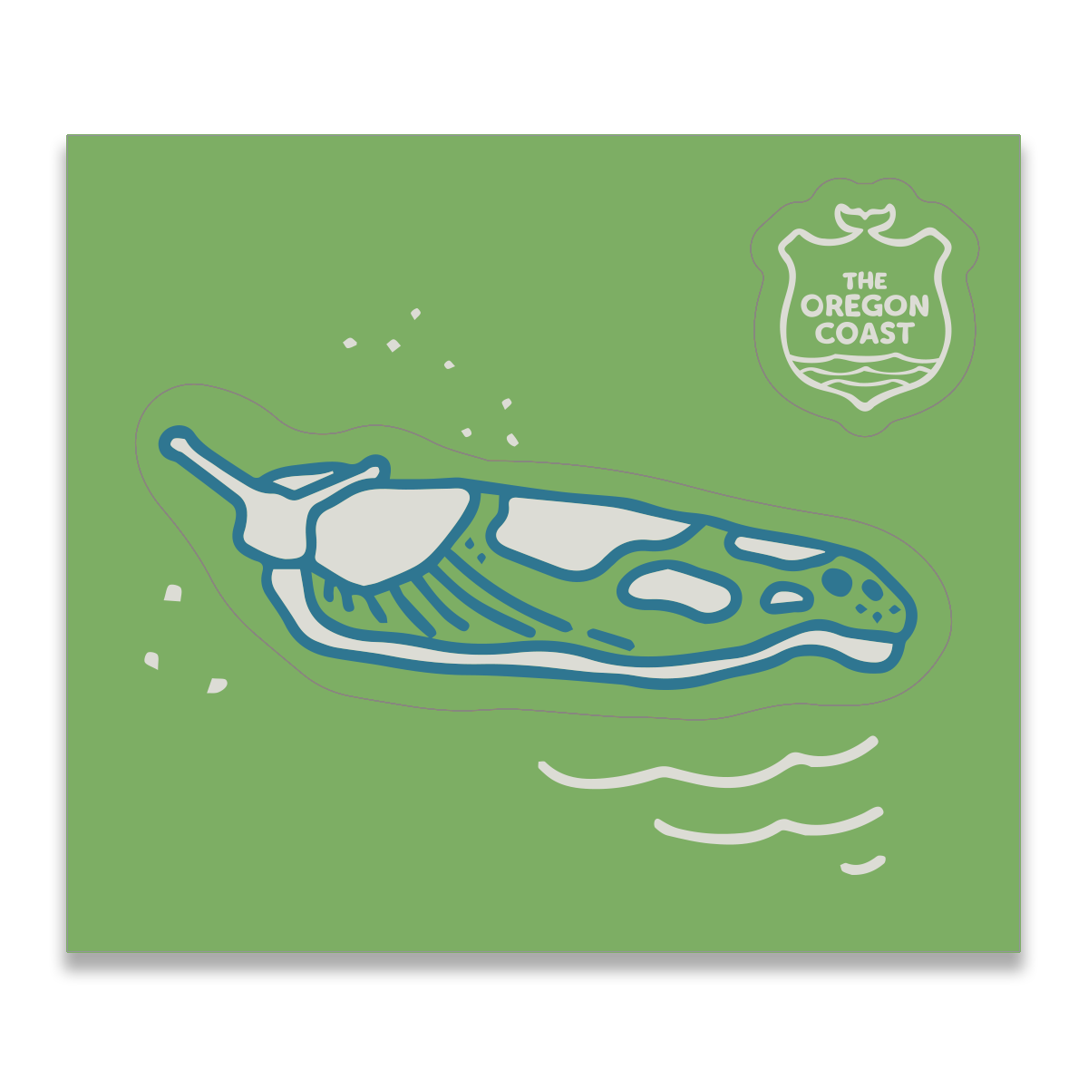 Coastal Icon Sticker - Slug