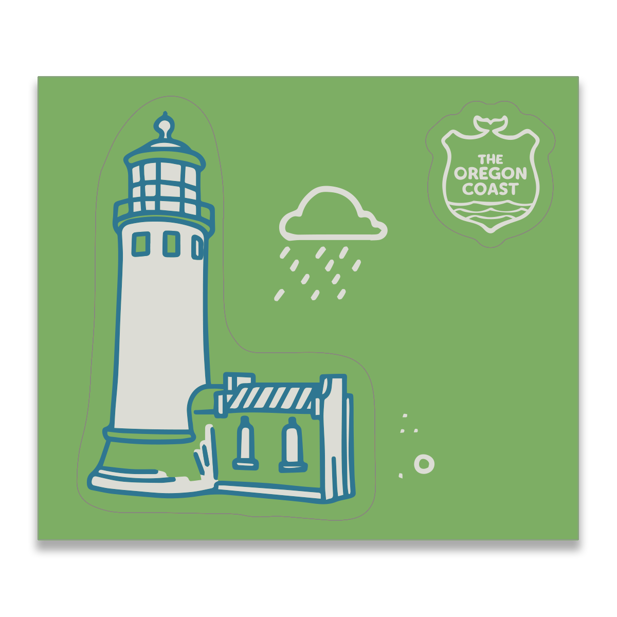 Coastal Icon Sticker - Lighthouse