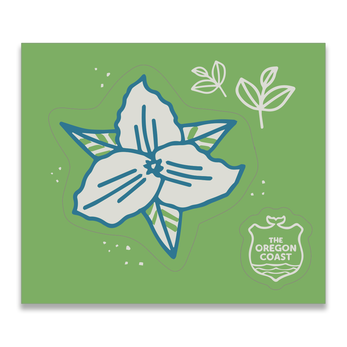 Coastal Icon Sticker - Trillium
