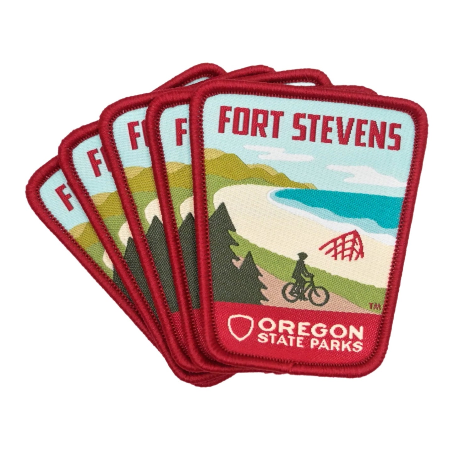 Fort Stevens, 2.5" Iron-on Patch