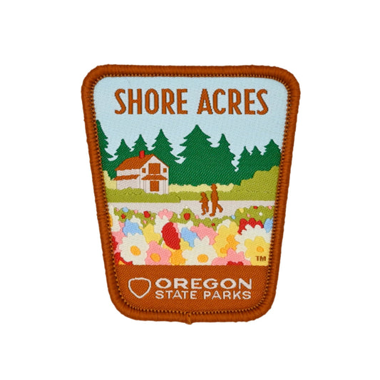 Shore Acres,  2.5" Iron-on Patch