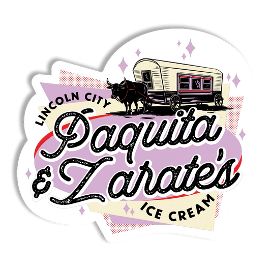 Paquita & Zarate's 3.5" Sticker