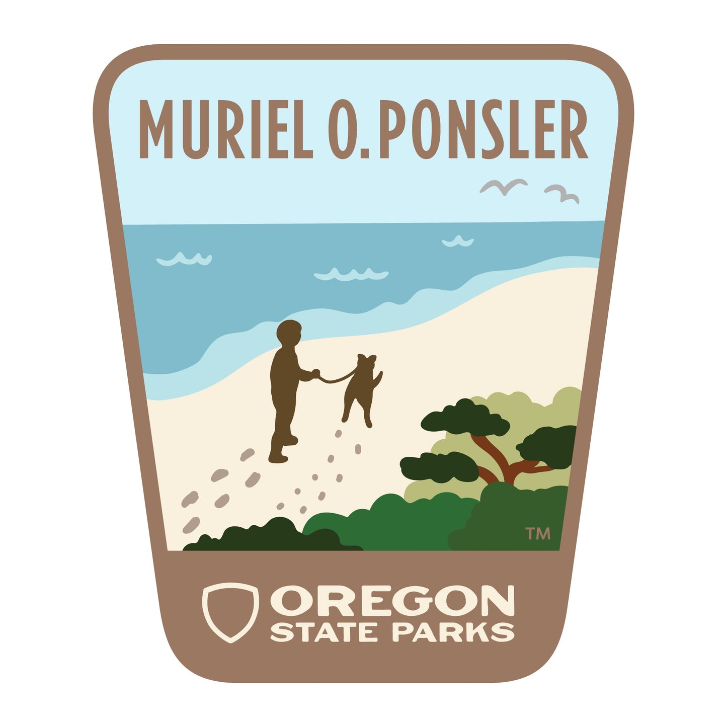 Muriel O. Ponsler, 3.25” Weatherproof Sticker