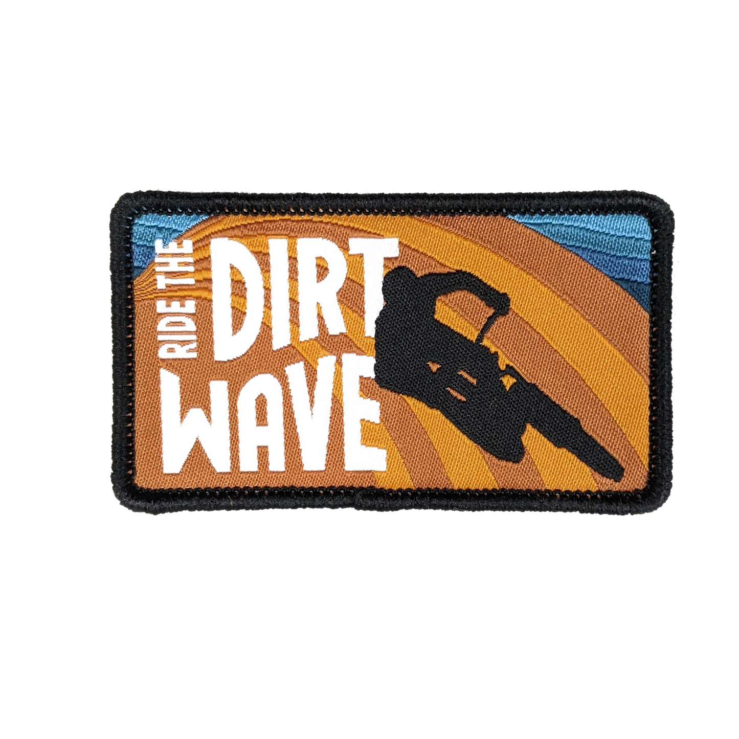 Ride the Dirt Wave - 3" Iron-on Patch