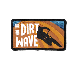 Ride the Dirt Wave - 3" Iron-on Patch