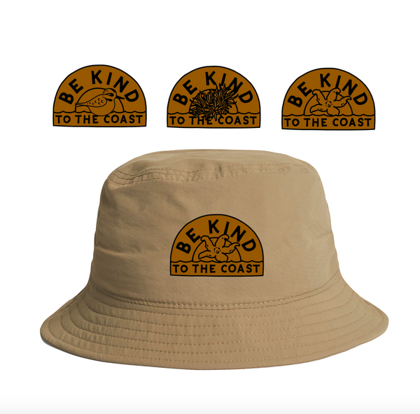 Be Kind to the Coast Recycled Bucket Hat