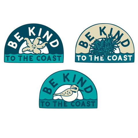 Be Kind to the Coast 3.5" Sticker