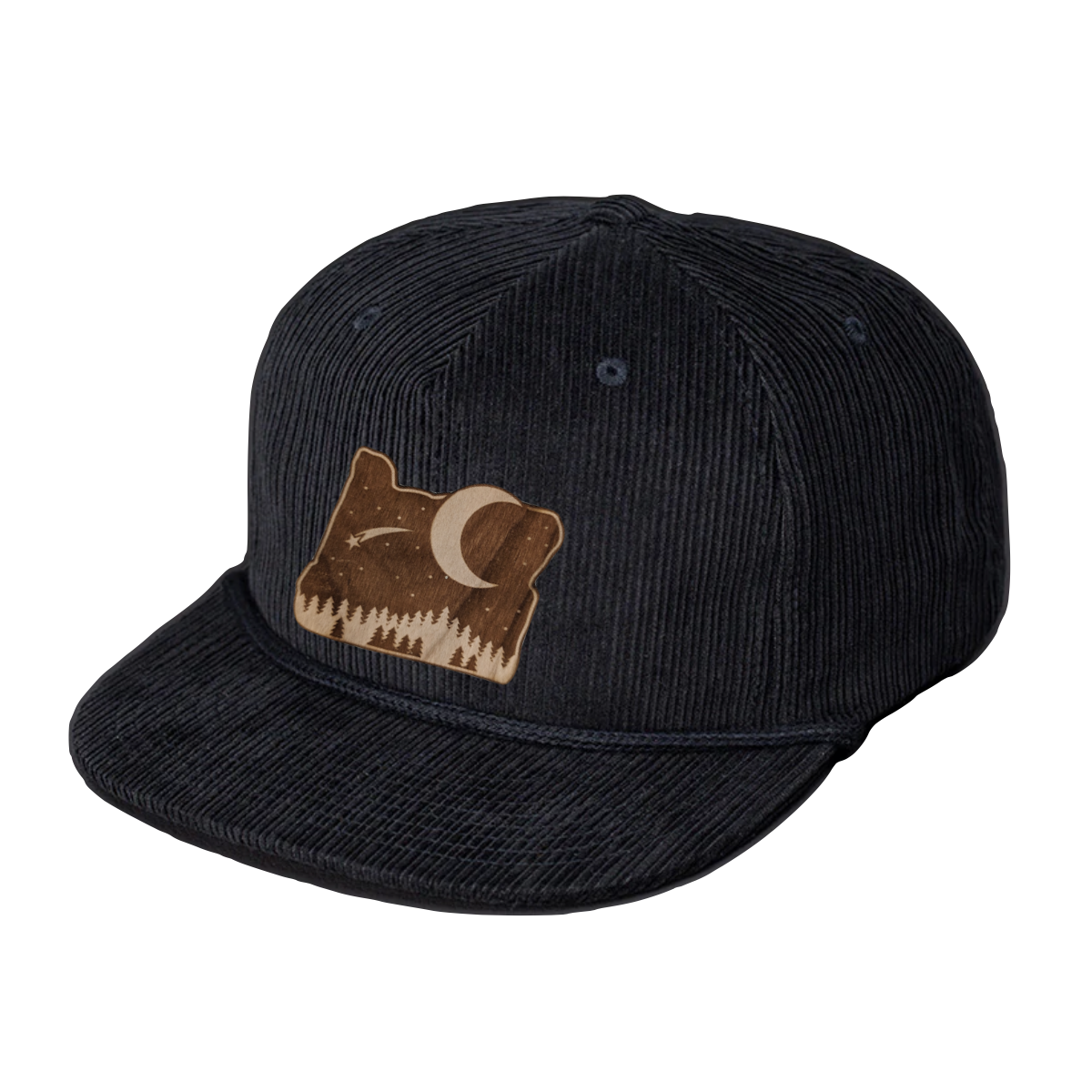 Wood Patch - Dark Sky Cord Hat