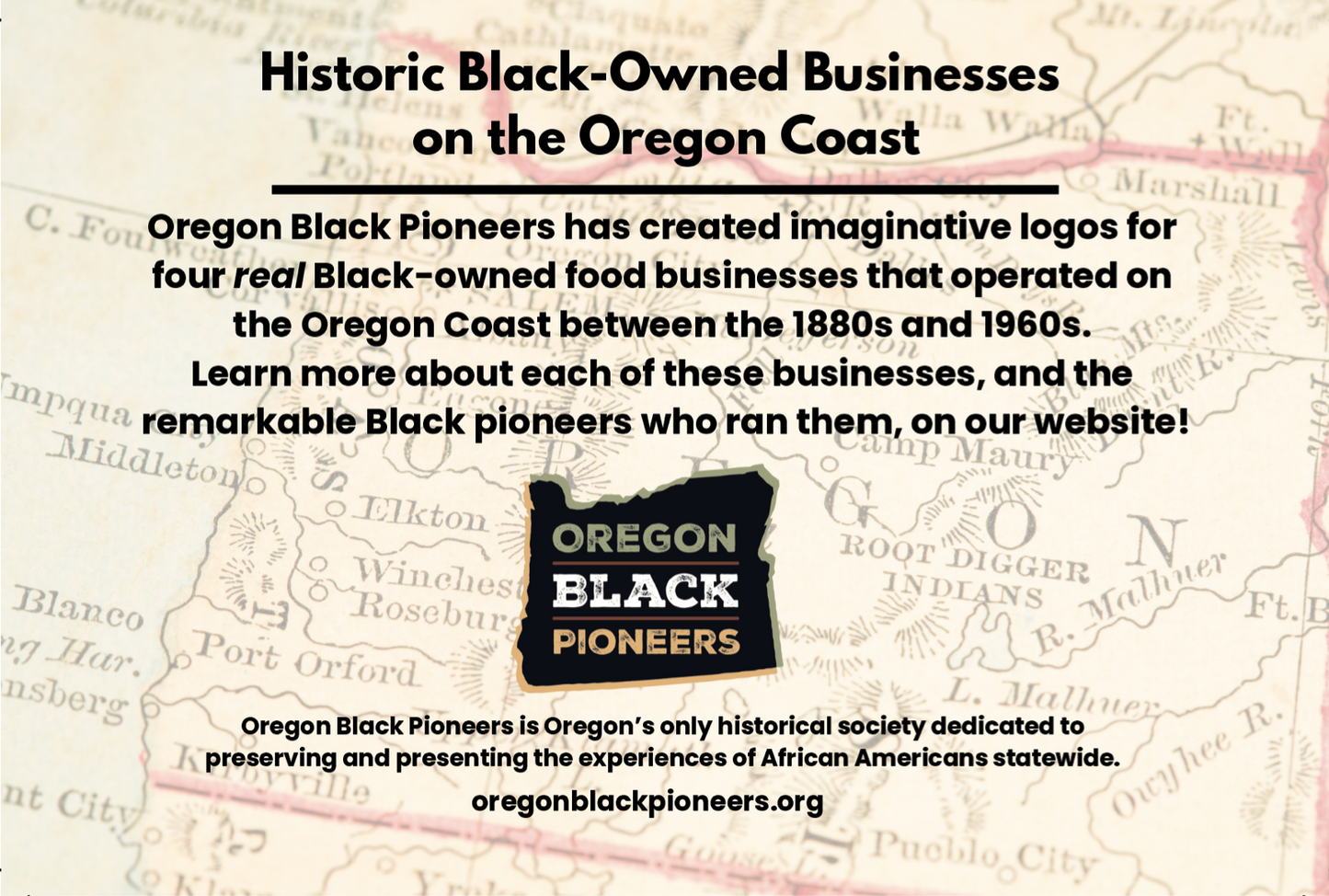 Oregon Black Pioneers - Sticker Set