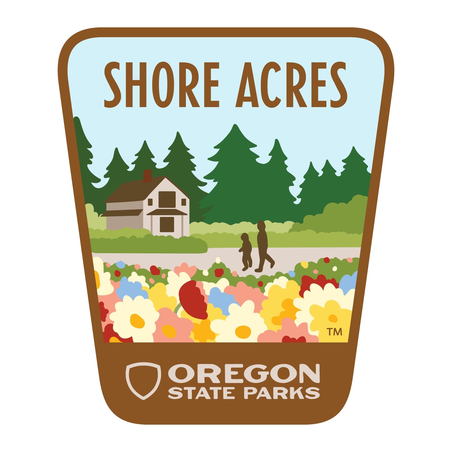 Shore Acres, 3.25” Weatherproof Sticker