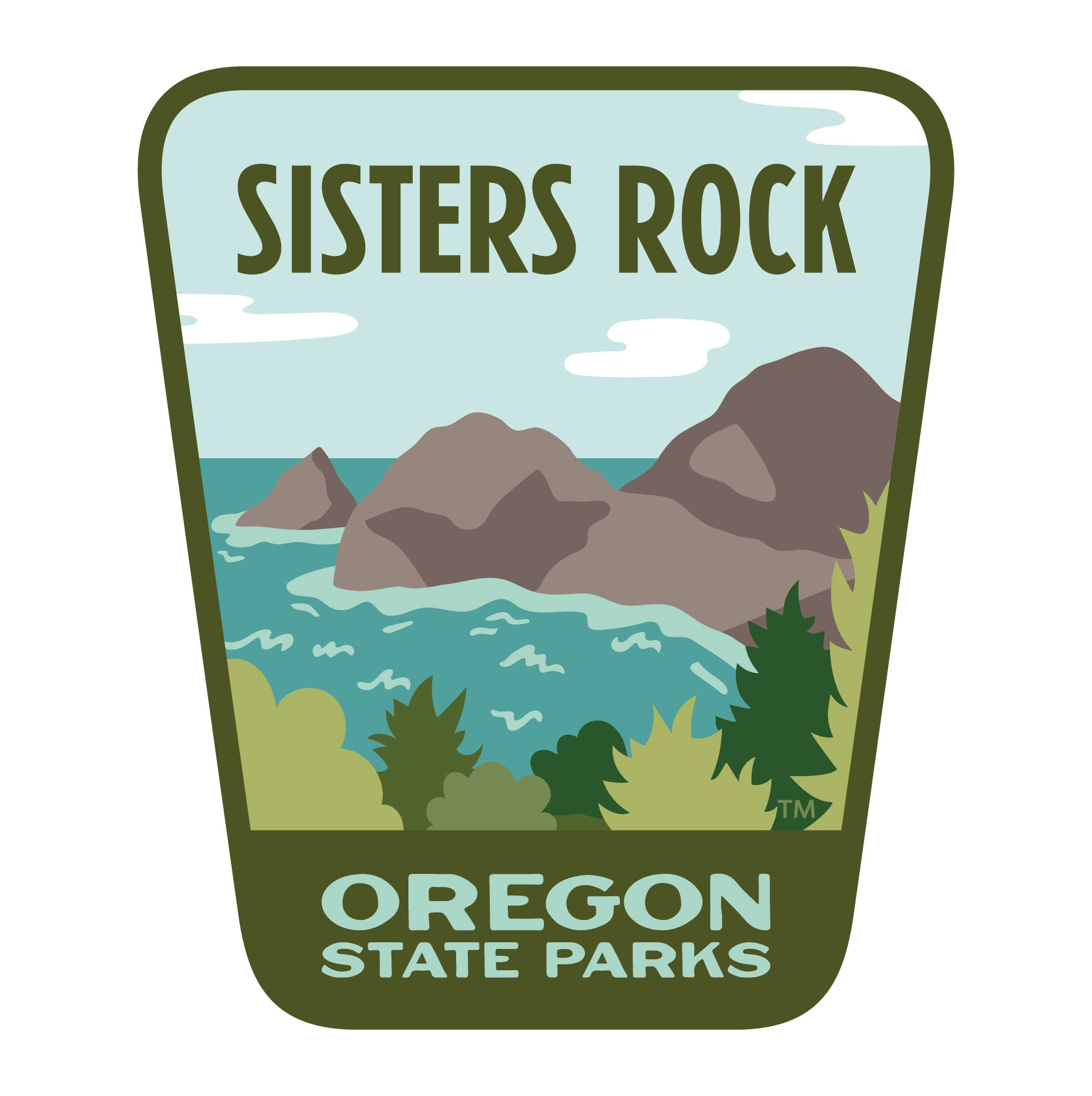 Sisters Rock, 3.25” Weatherproof Sticker – The Oregon Coast Visitors ...