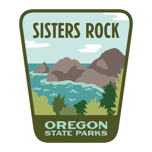 Sisters Rock, 3.25” Weatherproof Sticker