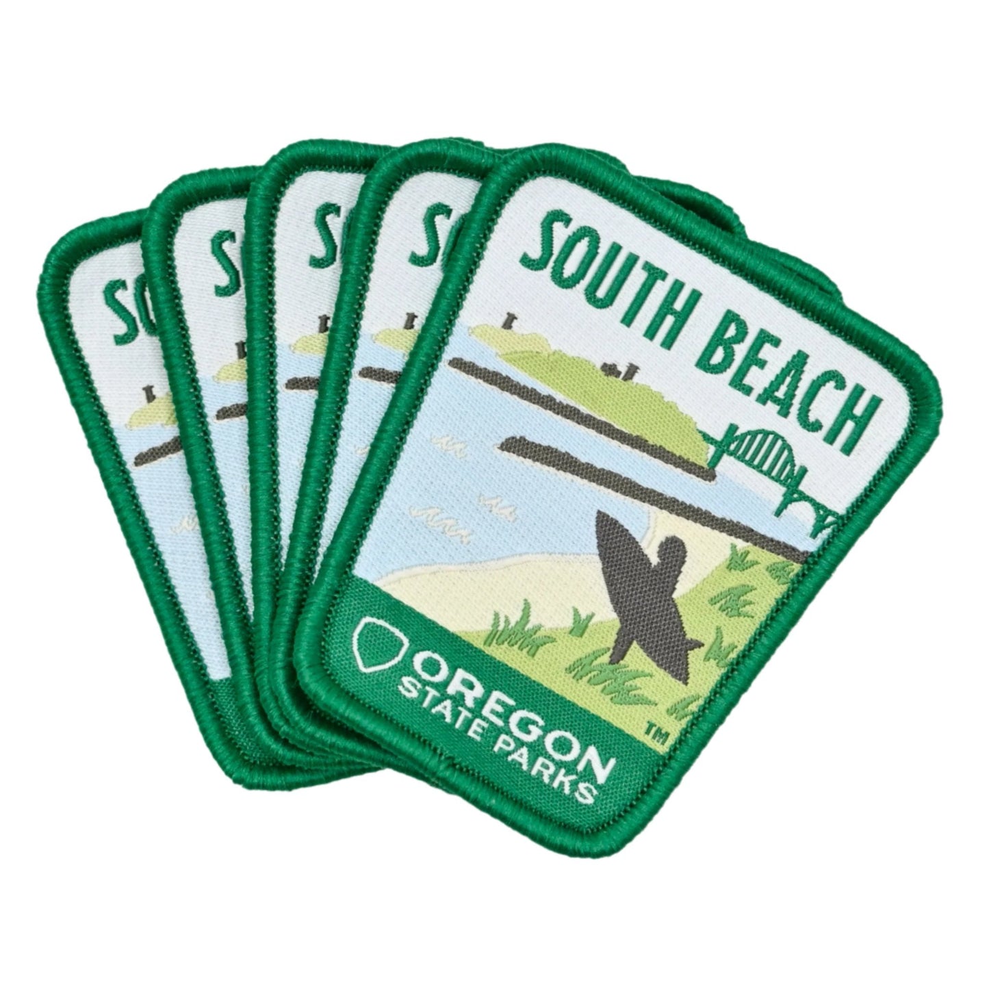 South Beach, 2.5" Iron-on Patch