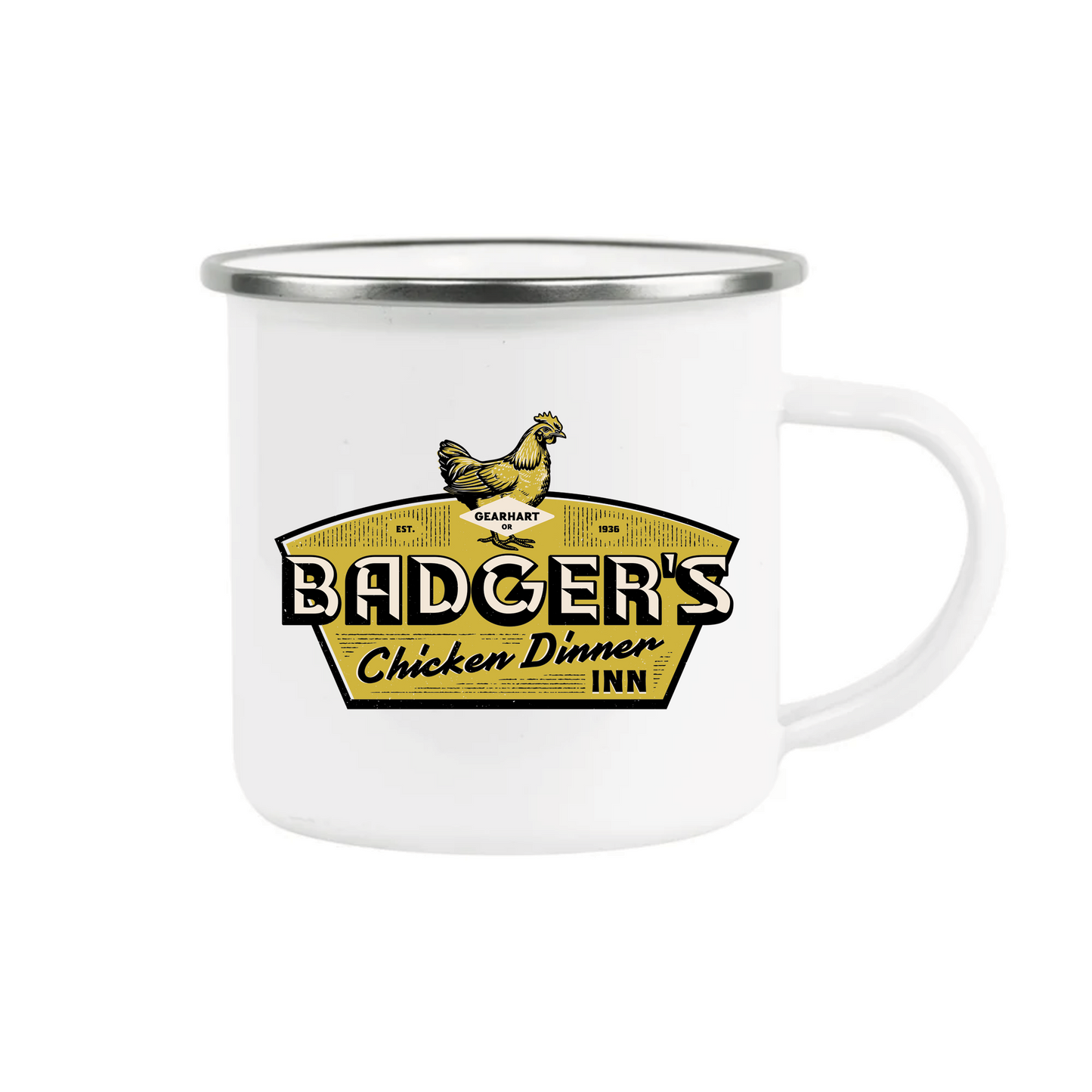 Badger's Enamel Mug