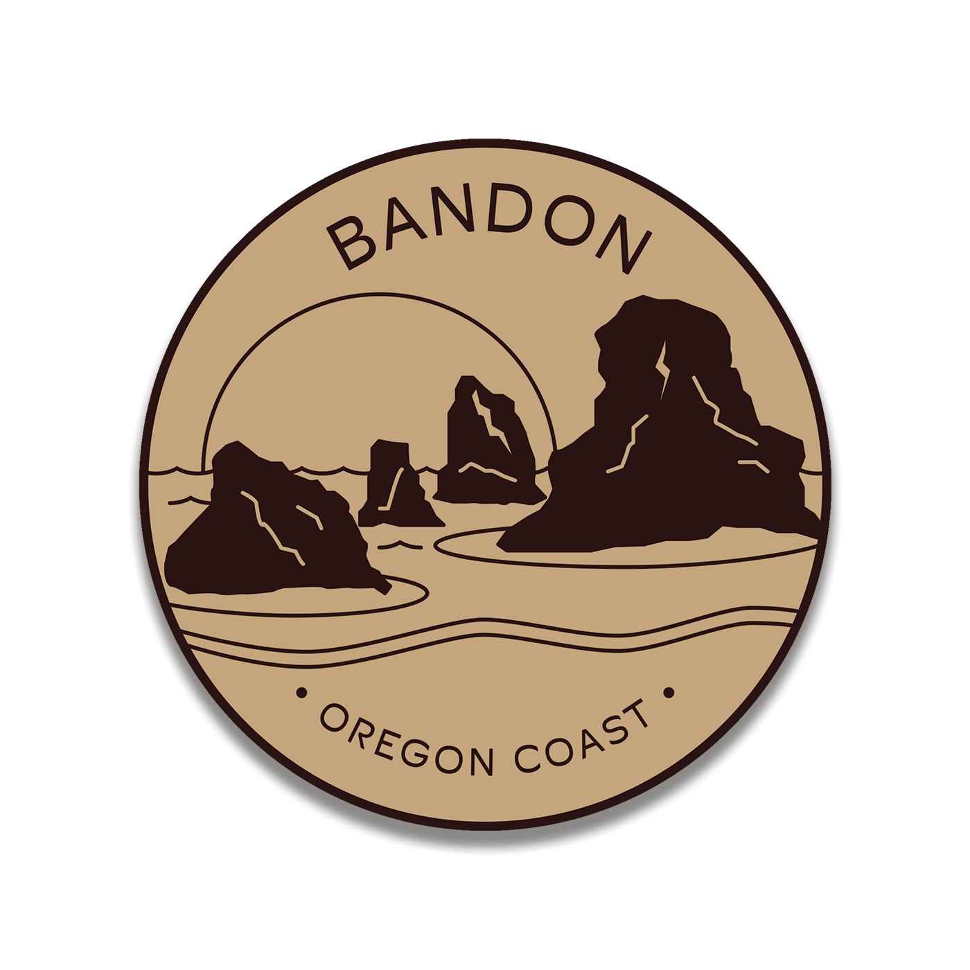 Bandon 3.25" Sticker