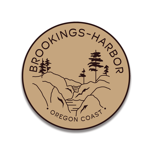 Brookings-Harbor 3.25" Sticker