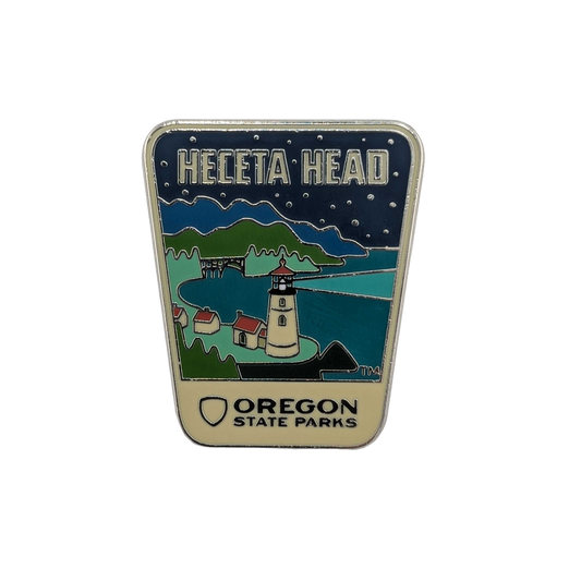 Heceta Head Enamel Pin