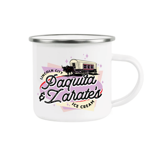 Paquita & Zarate's Enamel Mug