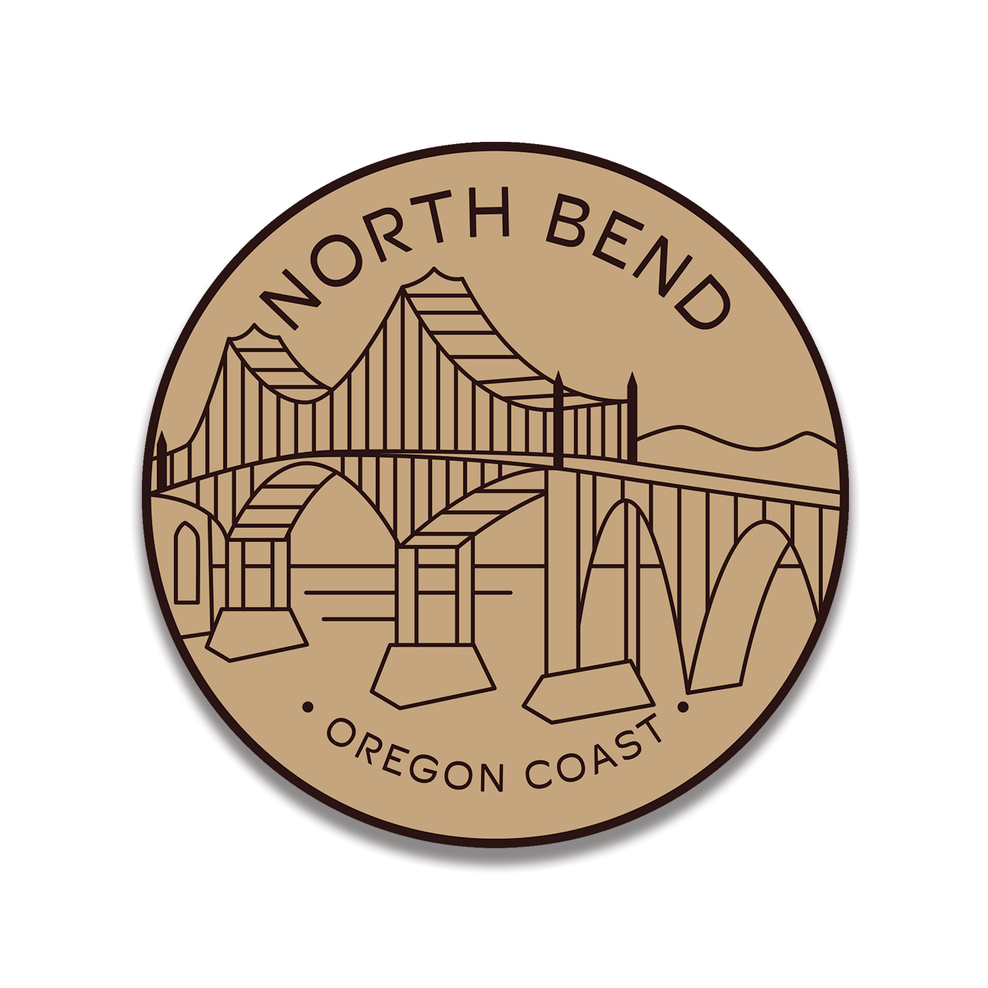 North Bend 3.25" Sticker