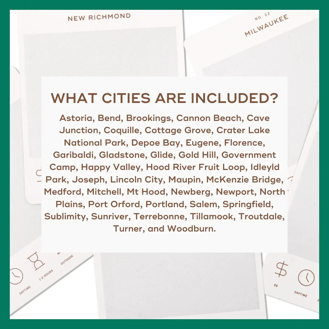 Oregon Adventure Bucket List