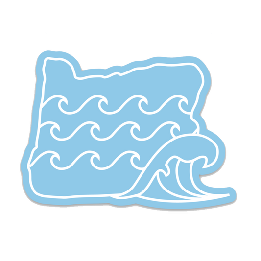 Waves - 3.5" Sticker