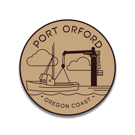 Port Orford 3.25" Sticker