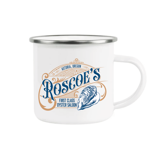 Roscoe's Enamel Mug