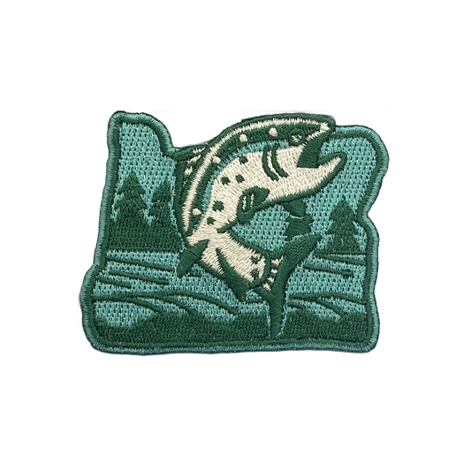 *NEW* Salmon - Embroidered Patch