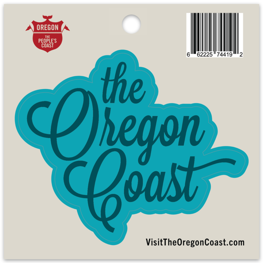 The Oregon Coast - Script Sticker 3-Pack