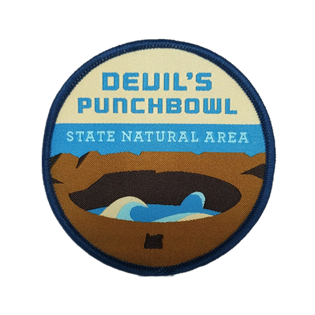 Devil's Punchbowl State Natural Area 3" Iron-on Patch