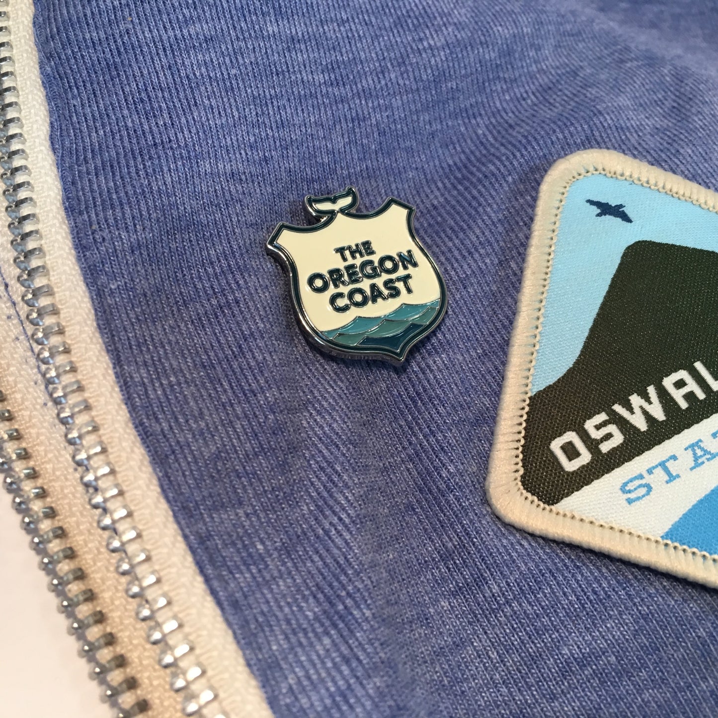 Oregon Coast Logo Enamel Pin