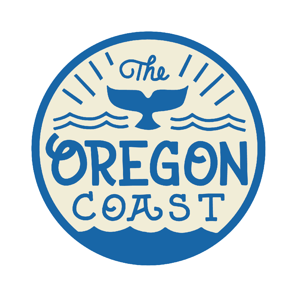 Whale's Tail - Oregon Coast Sticker