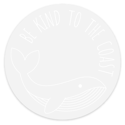 Be Kind to the Coast Transfer Sticker