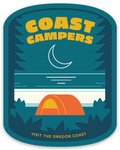 Coast Campers 3" Sticker