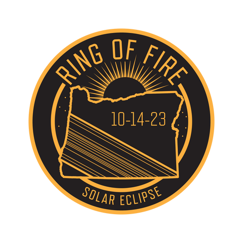 Ring of Fire Eclipse - 3.5" Sticker