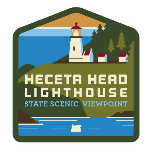 Heceta Head Lighthouse State Scenic Viewpoint Sticker