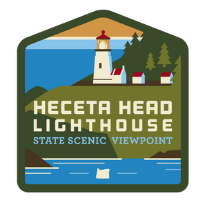 Heceta Head Lighthouse State Scenic Viewpoint Sticker